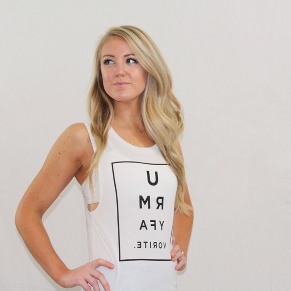 You Are My Favorite - Workout Tank - Picture 2 of 6